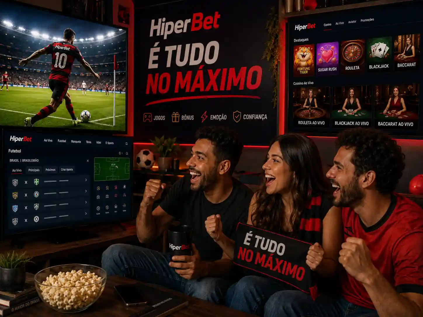 Campanha publicitária Hiperbet é tudo no máximo