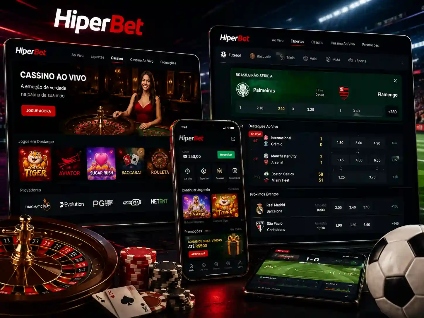 Jogador aproveitando a Hiperbet com tranquilidade